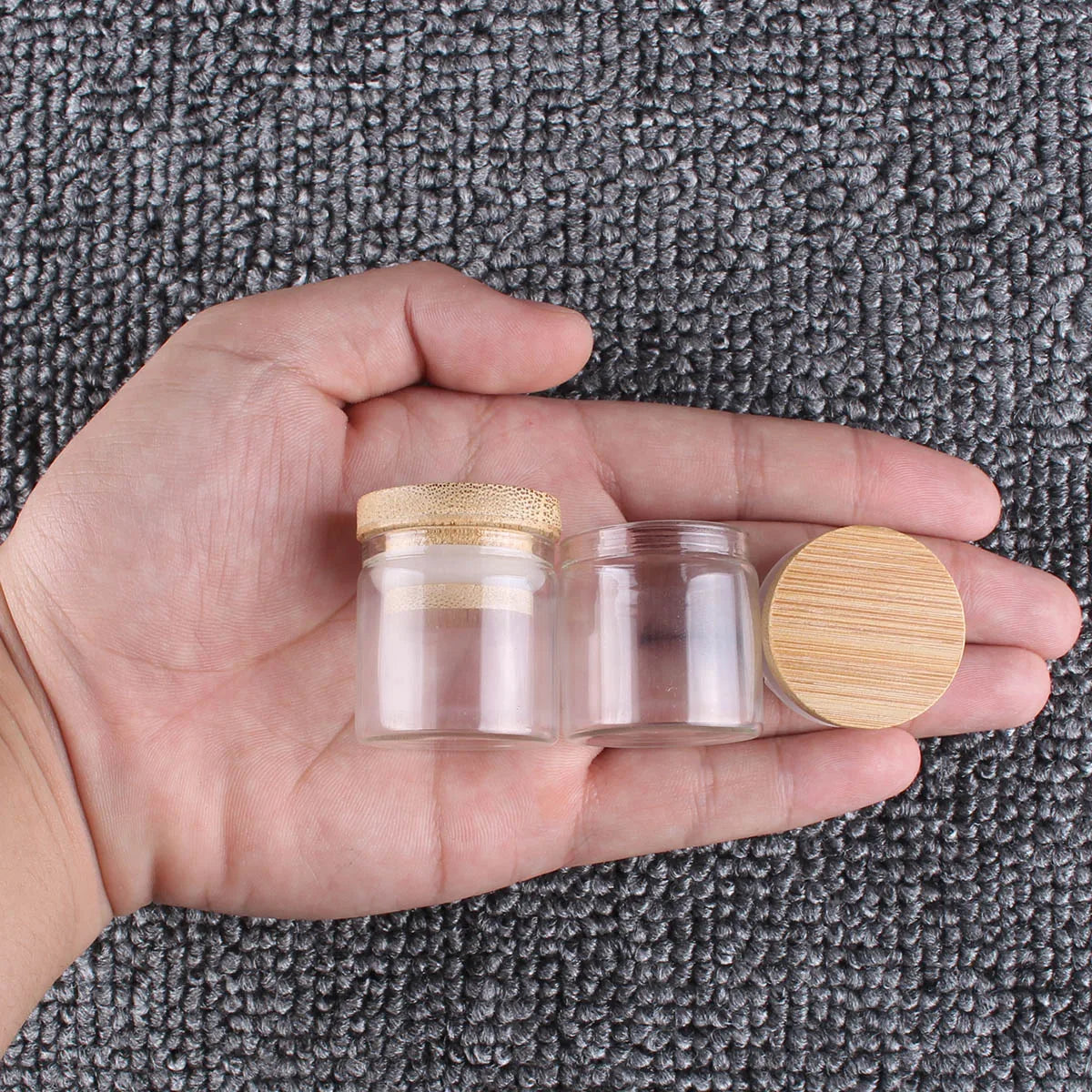 12pcs glass jars