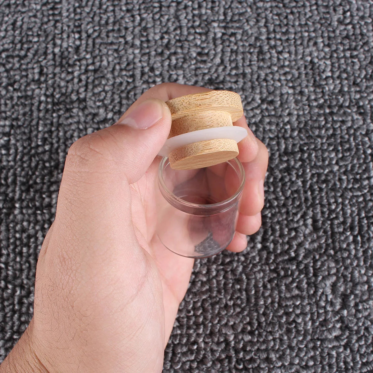 12pcs glass jars