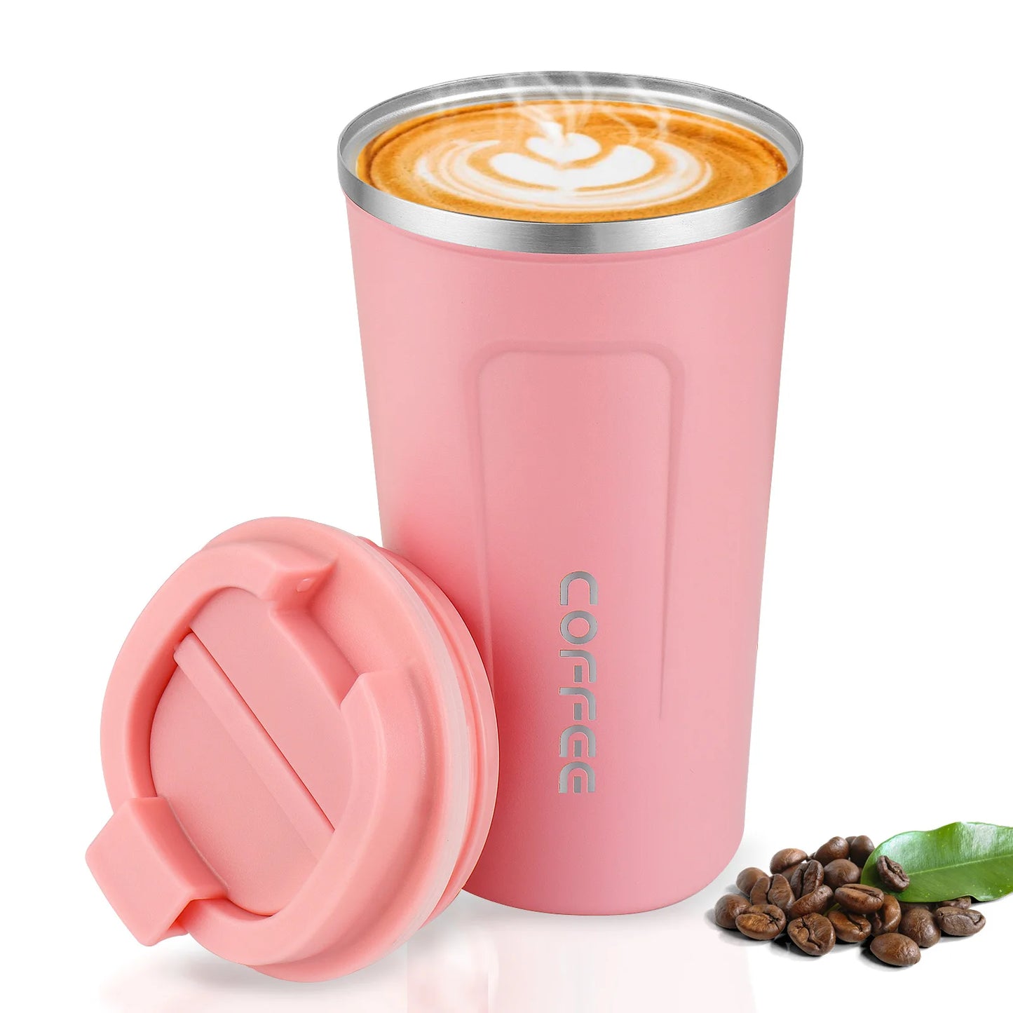 stainless steel coffee cup