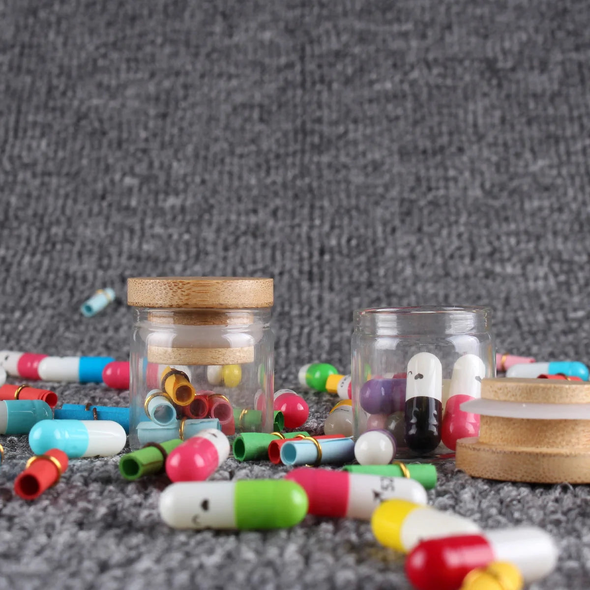 12pcs glass jars
