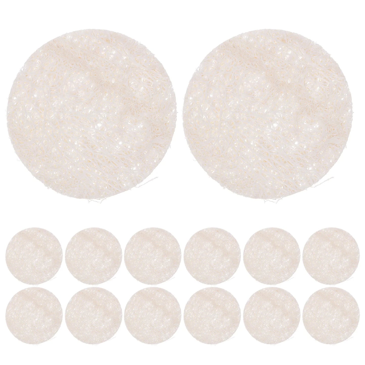 18 pcs loofah sponge