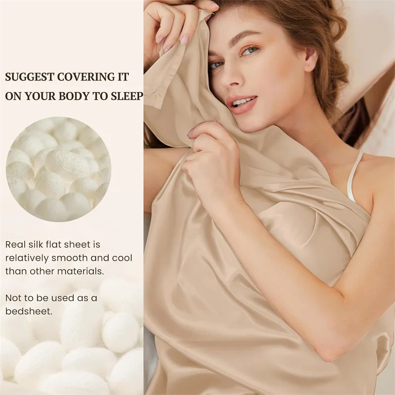 silk flat sheet