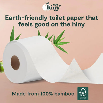 Premium & Soft Bamboo Toilet Paper | 12 Mega Rolls, 3 ply, 350 Sheets | FSC Certified, PFAS & BPA Free, Septic Safe | Tree Free